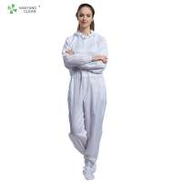 Cleanroom antistatic esd protective clothing