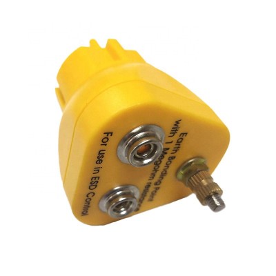 Yellow Earth Plug Uk Grounding Uk Plug With M5 And 2 X 10mm Stud